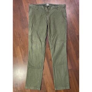 Faherty CASUAL PANTS Men’s SZ 40x33 OLIVE Green Five Pocket Classic Chino Pant